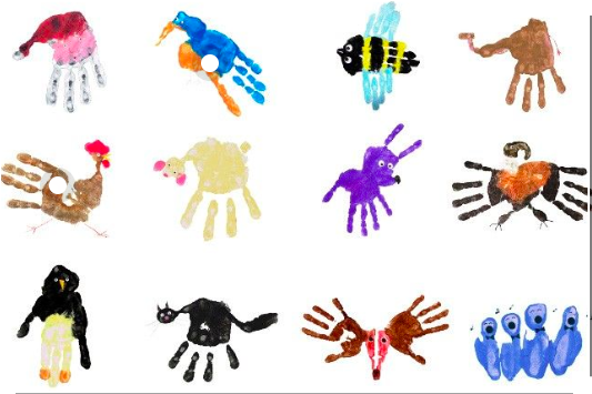 Manualidad con niños: Handprint - MI COLE